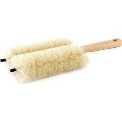 Jaloeziereiniger - Dubbele Vorkvorm - 19 x 7 cm - Lamellenstoffer - Schrobborstels