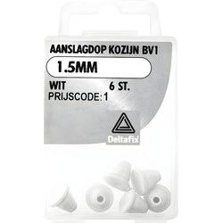 Aanslagdop kozijn bv1 1.5mm wit