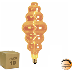 10 pack Highlight Kristalglas Filament Lamp Amber – Dimbaar
