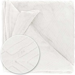 Unique Living | Plaid Auke 150x200cm dove white