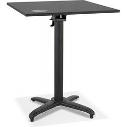 NOCTALI opklapbare terrastafel 68x68x746 cm Zwart