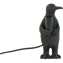 Light & Living - Tafellamp PENGUIN - Ø12x24cm - Zwart