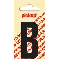 Plakletter Nobel Sticker zwarte letter B amsterdam - Pickup