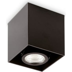 Ideal Lux - Mood - Plafondlamp - Aluminium - GU10 - Zwart