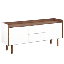 Beliani MADERA - Sideboard-Wit-MDF, Vezelplaat