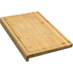Snijplank voor aanrechtblad rand - bamboe hout - 35 x 24 cm - Snijplanken