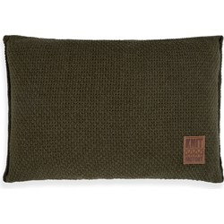 Knit Factory Jesse Sierkussen - Groen - 60x40 cm - Inclusief kussenvulling