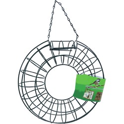 Boon Voedersilo - voor vetbollen - metaal - groen - 25 cm - Vogel voedersilo