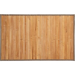 Bamboe badmat naturel - 80 x 50 cm