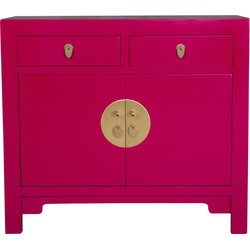 Fine Asianliving Chinese Kast Fuschia Royale - Orientique Collection