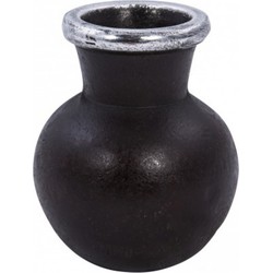 PTMD - Vase Aluminium Twotone Brown small vase S
