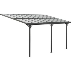 Westmann Aluminium Terrasoverkapping Bruce SI06108 - 300x556x270 cm - Zwart