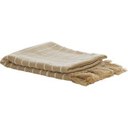 Light & Living - Plaid BATERNO - 170x130x0.5cm - Bruin