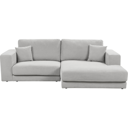 Beliani LOFOTEN - Hoekbank-Grijs-Polyester