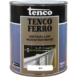 Ferro wit 0,75l verf/beits - tenco