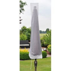 Parasol beschermhoes - 2x - wit - D200 cm - afdekhoes - waterdicht - Parasolhoezen