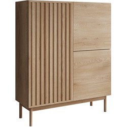 Meubella Dressoir Storm - Eiken - 106 cm