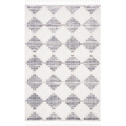 Safavieh Moroccan Indoor Woven Area Rug, Marrakesh Collection, MRK530, in Ivory & Multi, 122 X 183 cm