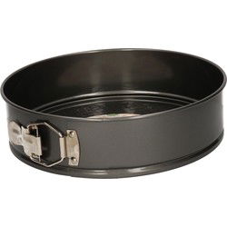 Springvorm rond - D24 cm - RVS - anti-aanbaklaag - taartvorm - Cakevormen