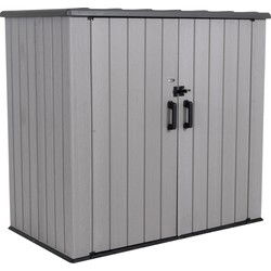 Lifetime® LG60331 Kunststof Opbergkast tuin 111x192x176 cm - Grijs