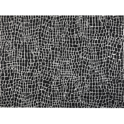 PUNGE - Vloerkleed - Zwart/Wit - 300 x 400 cm - Polyester