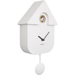 Karlsson - Wandklok Modern Cuckoo - Wit