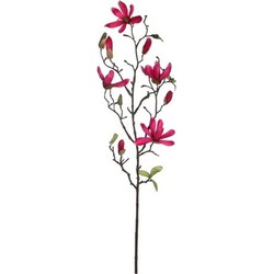 Magnolia beverboom kunstbloemen takken 80 cm decoratie - Kunstbloemen