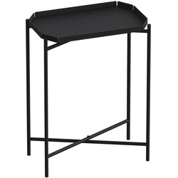 Bijzettafel met rechthoekig blad met rand H56 cm - PARKER