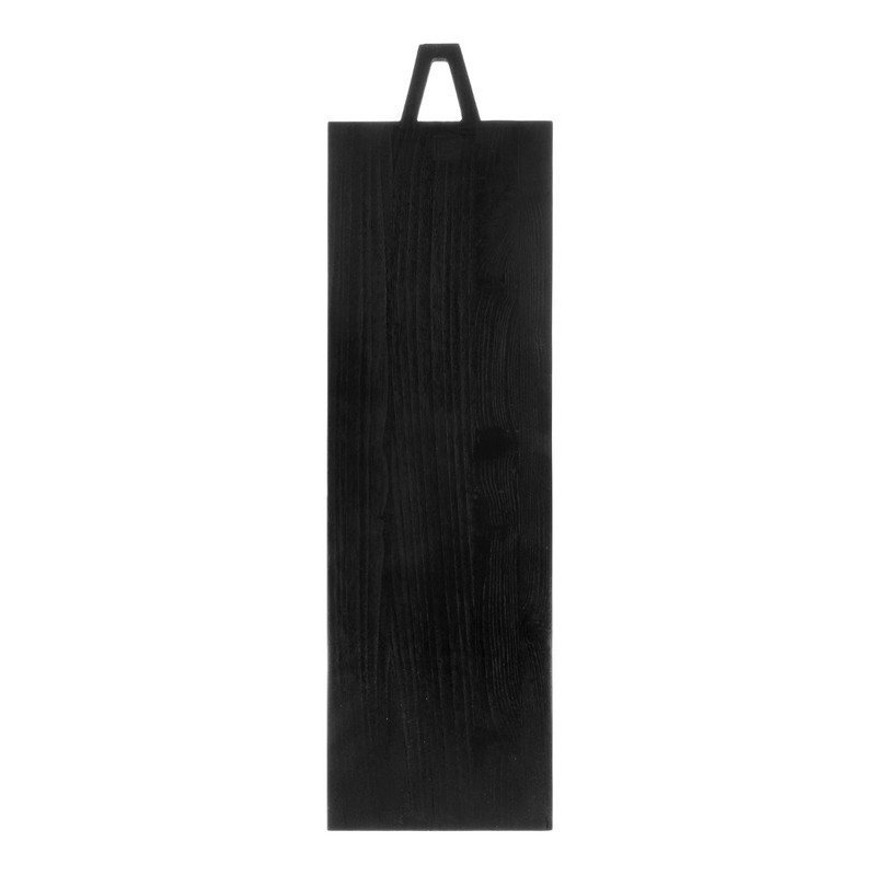 broodplank rechthoekige hout zwart xl 23 x 80 x 1,3 - 