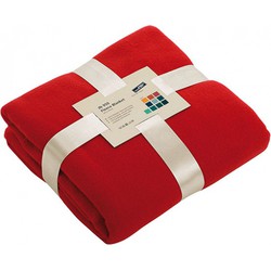 Rood fleece deken - Plaids