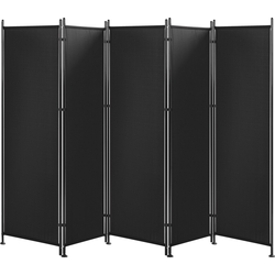 NARNI - Kamerscherm - Zwart - 270 x 170 cm - Polyester
