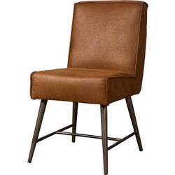 Tower living Belmonte sidechair - fabric cherokee 8 cognac