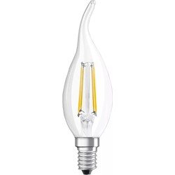 Osram Parathom E14 LED Filament Kaarslamp Tip 4W Warm Wit