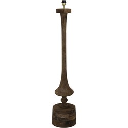 Light & Living - vloerlamp - Ronin - bruin - hout - losse armatuur - E27 - 8212383