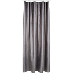 Decopatent® Douchegordijn 180x200 Cm - Polyester - Douche gordijn anti schimmel - Voor bevestiging aan douchegordijnstang - Grijs