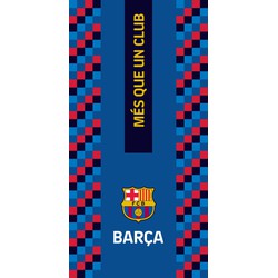 Strandlaken - F.C. Barcelona - Blauw/Rood - Mes Que Un Club - 70x140 cm