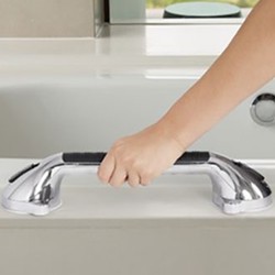 Handgreep XL 2 zuignappen voor bad
