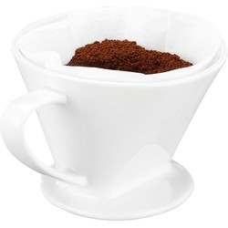 Decopatent® Koffiefilter Porselein - Maat 4 - Koffie filter porselein - Koffiefilter permanent - Koffiefilterhouder - Verse Koffie