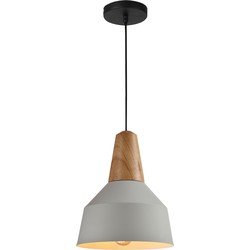 QUVIO Hanglamp rond grijs - QUV5067L-GREY