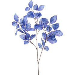 Beech leaf spray blue 90 cm kunstbloem zijde nepbloem