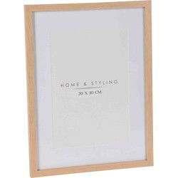 Home & Styling Fotolijst - 32 x 42 x 2 cm - hout -voor 20 x 30 cm foto - Fotolijsten