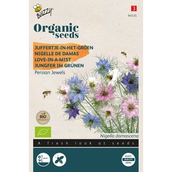 Organic Nigella, Juffertje-in-het groen Persian Jewels BIO