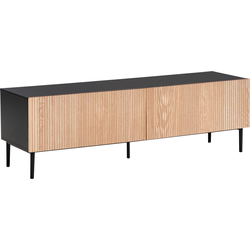 Beliani BLYTHE - TV-kast-Zwart-MDF
