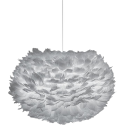 Eos Medium hanglamp light grey - met koordset wit - Ø 45 cm