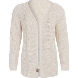Knit Factory Daisy Kort Gebreid Vest - Beige - 40/42
