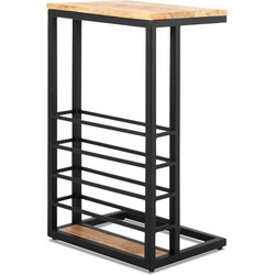 Benoa Topeka End Table with Rack 38 cm