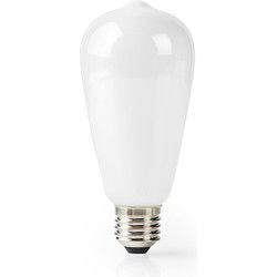 Nedis WIFILF11WTST64 Wi-fi Smart Led-lamp E27 St64 5 W 500 Lm Wit