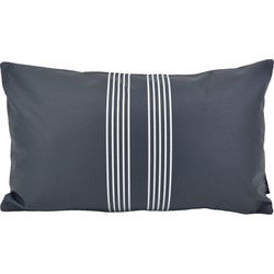 Sierkussen Zwart/Wit Verticaal - Outdoor | 30 x 50 cm | Polyester