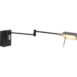 Steinhauer wandlamp Retina - zwart - metaal - 3402ZW
