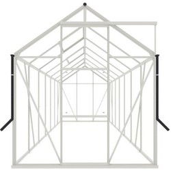 Tuinkas Kate V wit 3 mm veiligheidsglas